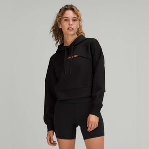 Get Centred Lululemon Crop Hoodie